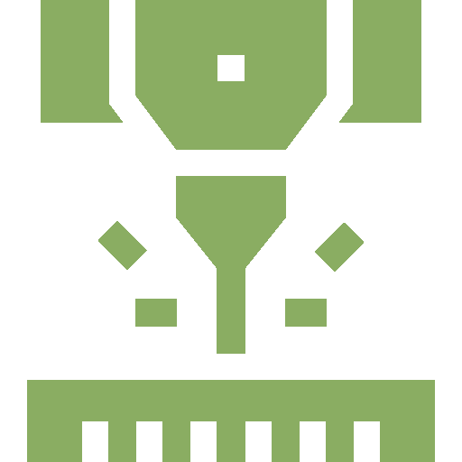 eine cnc -gesteuerte Fräsmaschine